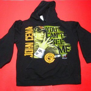 WWE John Cena You Can't See Me Kids/Youth Hoodie Size L